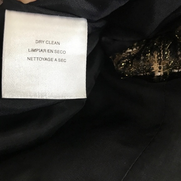 Jones New York collection wool acrylic blend black and gold blazer - Picture 10 of 10